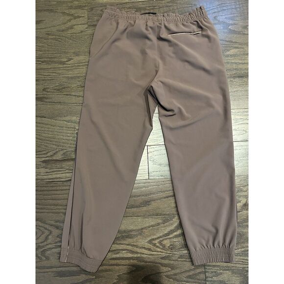 Athleta Brown Track Pants Relaxed Fit Joggers - Picture 3 of 6